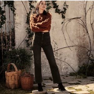 Doen black maritime jeans 25 fit like a slim 24